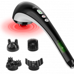 Snailax Cordless Back Massager with Handheld Percussion